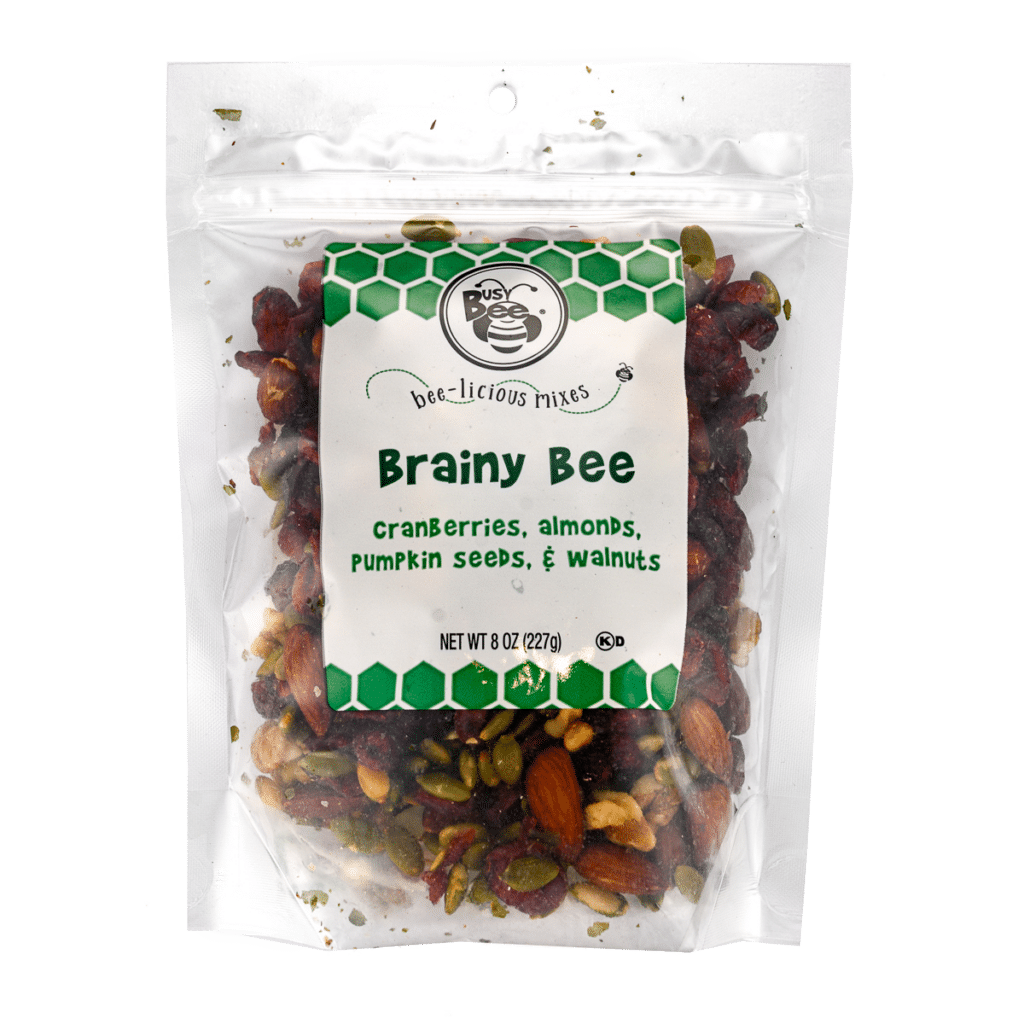 Brainy Bee trail mix - Busy Bee