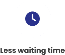 Less Time Waiting Icon