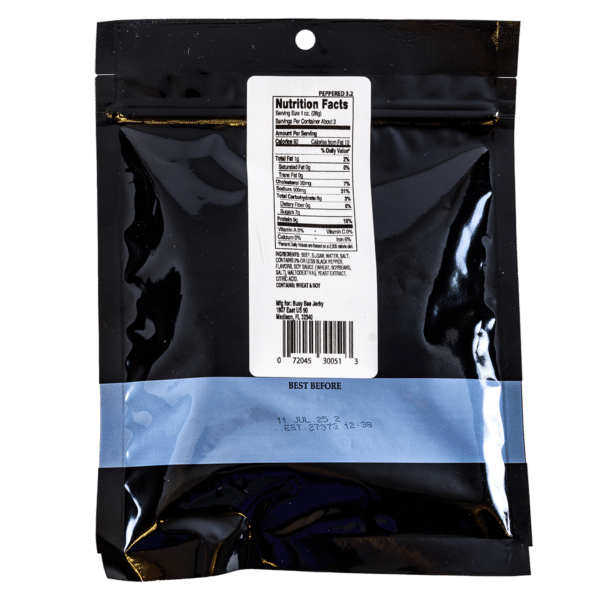 Peppard beef jerky