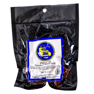 Peppard smoked beef strips
