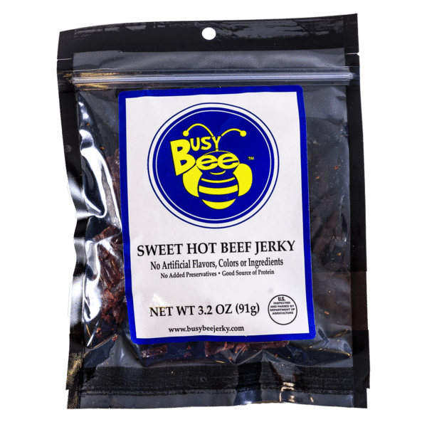 Sweet hot beef jerky