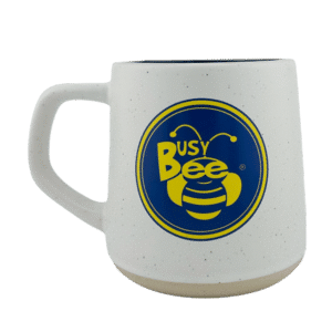 Busy Bee Mug Stone Cobalt