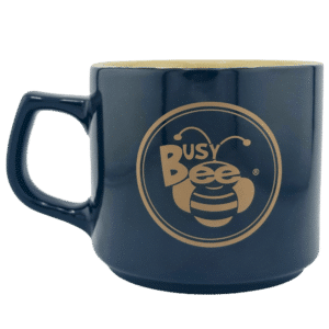 Busy Bee Mug Black Gold
